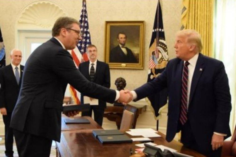 ODUŠEVLJEN SAM VAŠOM HRABROŠĆU: Tramp pisao Vučiću, PORUČIO MU JE VAŽNU STVAR