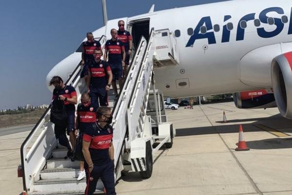 IGRAČI ZVEZDE UPALI U GROTLO NAVIJAČA OMONIJE: Pravi haos nakon utakmice, bilo je i incidenata u Nikoziji!