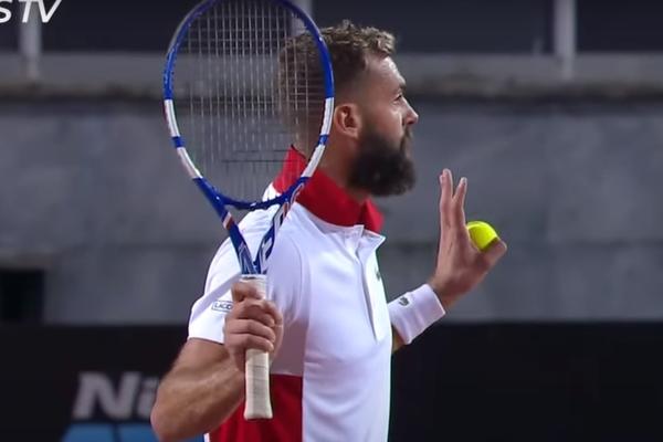 FRANCUSKA KAZNILA TENISERA OD SKANDALA: Benoa Per ne ide u Tokio!