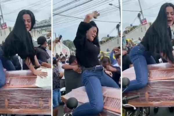 ZAJAHALA SANDUK NA SAHRANI I POČELA DA MEŠA! Ovaj bizarni snimak će vas PRENERAZITI! (VIDEO)