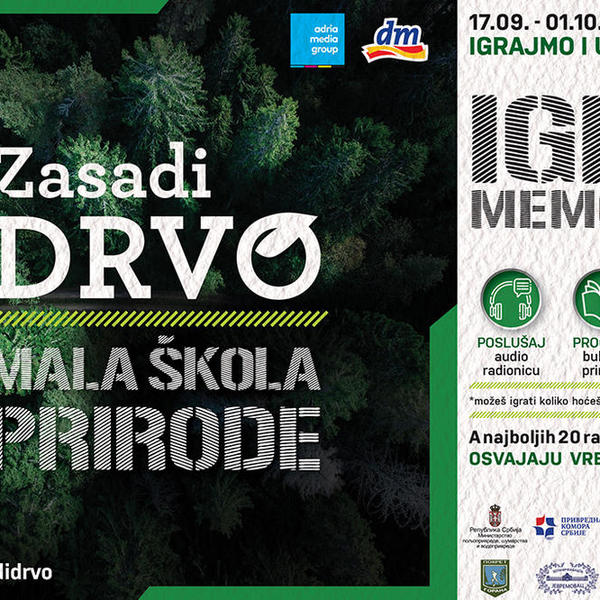 MALA ŠKOLA PRIRODE: Igrajmo se i učimo zajedno, poslušaj audio radionicu, pročitaj Bukvar prirode, igra memorije!