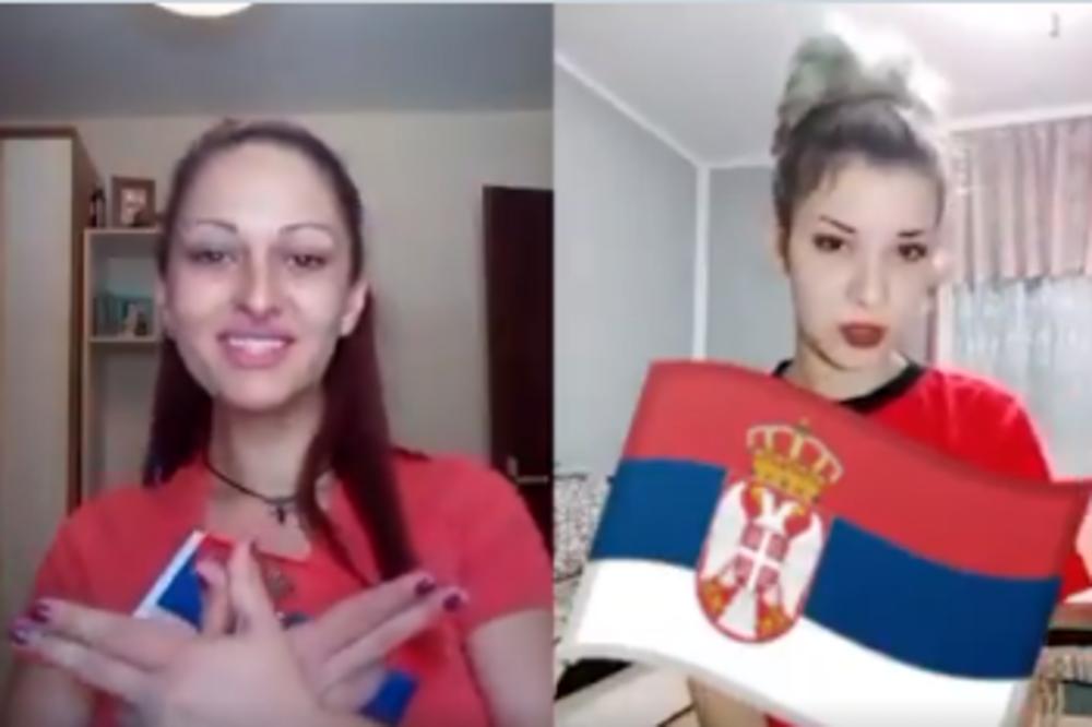 SRPSKI DVOGLAVI ORAO SE FORMIRA SPAJANJEM TRI PRSTA OBE ŠAKE: Mladi iznedrili NOVI SIMBOL srpstva (VIDEO)