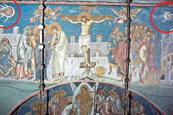 LAŽNA MISTERIJA FRESKE IZ DEČANA - Navodni "vanzemaljci" na srednjovekovnoj srpskoj fresci su nešto sasvim drugo