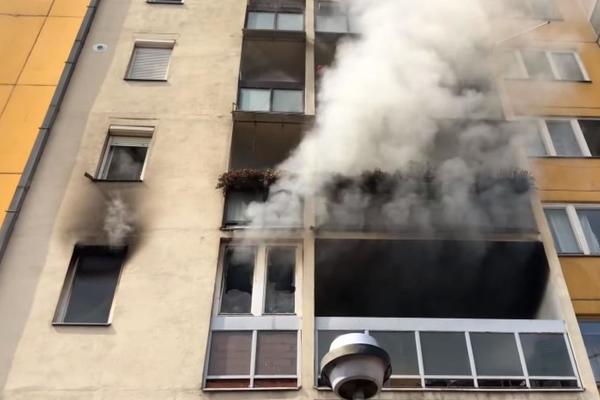 Stravičan požar u PIROTU: Vatra guta stan, povređeno dvoje, 20 vatrogasaca na terenu! (VIDEO)