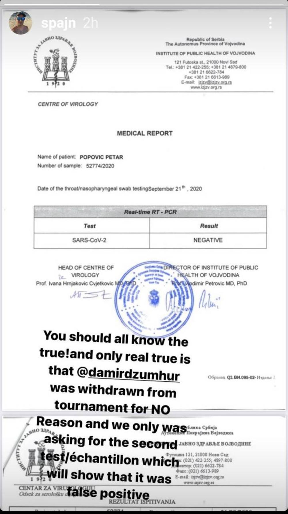 Petar Popović instastori  