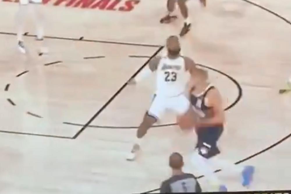 JOKIĆ UČINIO DA LEBRON DELUJE KAO JUNIOR: Majstorija Srbina uz zvuk sirene - ovo mogu samo retki genijalci! (VIDEO)