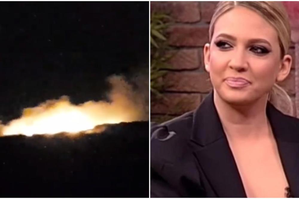 MILICA TODOROVIĆ SNIMILA SVE, PORED AUTO-PUTA OPASAN POŽAR: da se nije zapalila ZADRUGA??? (VIDEO)
