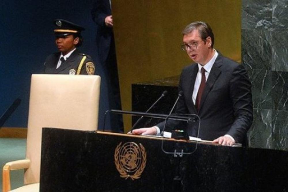 VUČIĆ NA GENERALNOJ DEBATI UJEDINJENIH NACIJA: Predsednik Srbije se večeras obraća!