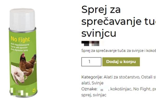 SPREJ O KOM PRIČA ČITAVA SRBIJA: Prskajte dva puta na dan, dok se mir u svinjcu ne povrati! (FOTO)