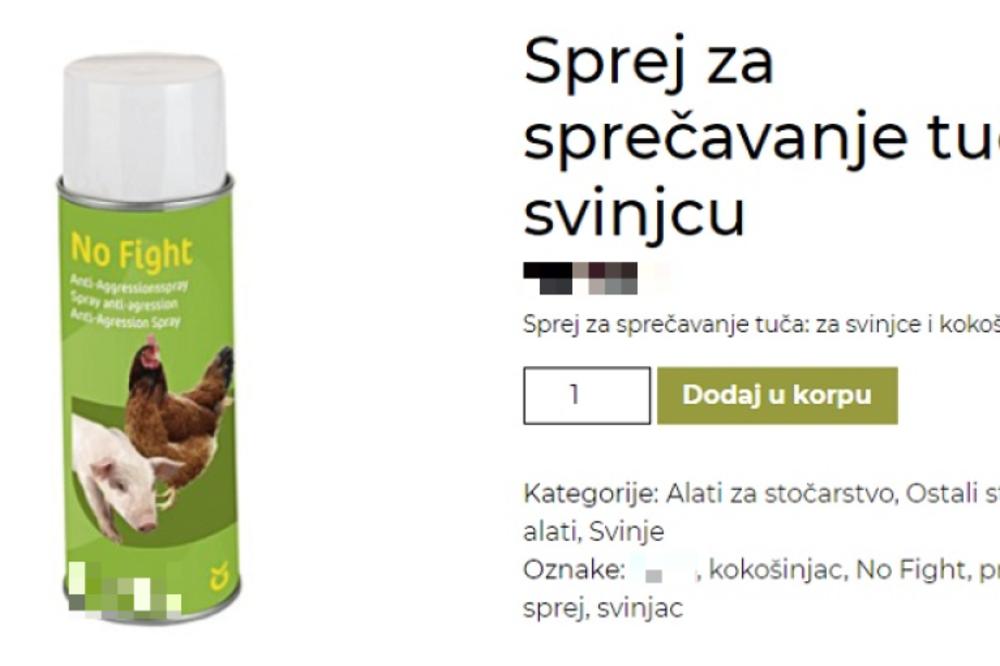 SPREJ O KOM PRIČA ČITAVA SRBIJA: Prskajte dva puta na dan, dok se mir u svinjcu ne povrati! (FOTO)