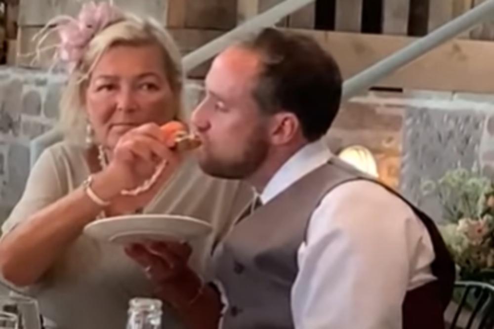 Mladoženja je bio MRTAV PIJAN na sopstvenoj svadbi - pogledajte šta je TAŠTA morala da uradi (VIDEO)