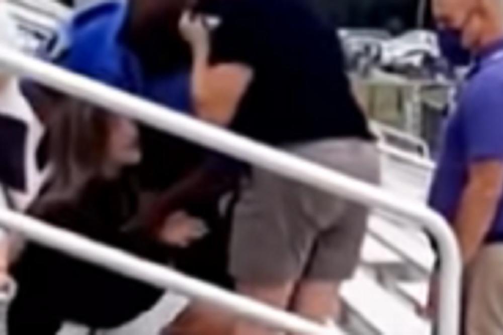 ŽENU HAPSILI PRED ROĐENIM SINOM JER NIJE IMALA MASKU! Da li je ovo prekomerna upotreba policijske sile? (VIDEO)