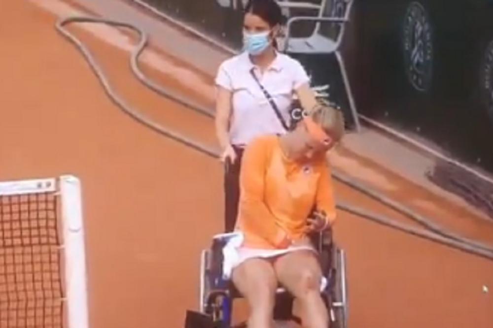 STRAVA I UŽAS NA ROLAN GAROSU: Začuli se jezivi krici, šta se ovo dešava?! (VIDEO)