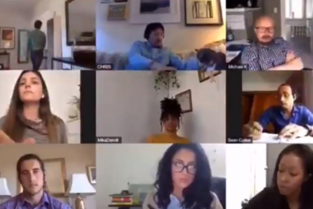 DANIJEL JE MISLIO DA JE ZOOM SASTANAK GOTOV: Kada je mislio da se kamera isključila, uradio je nešto za POVRAĆANJE