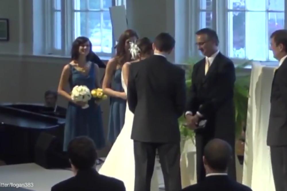 MLADA JE MLADOŽENJI ŠAPNULA šta je uradila PRE VENČANJA - nije znala da on ima MIKROFON! KAKVA BLAMČINA! (VIDEO)