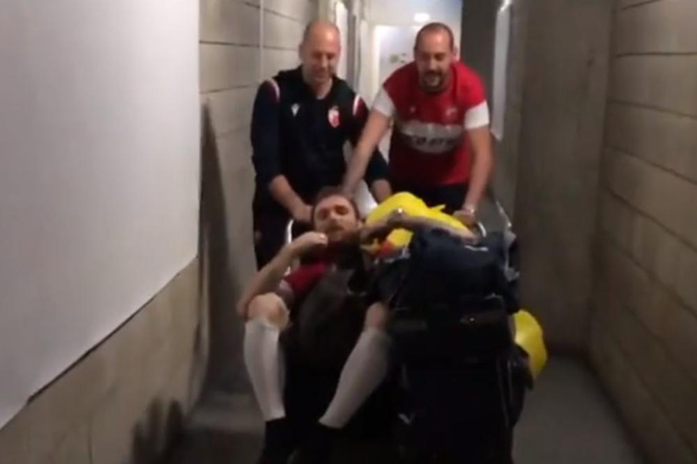 LUDI ŠOU KATAIJA I BORJANA PO HODNICIMA STADIONA NA KIPRU: Ovako mi idemo u Evropu! (VIDEO)