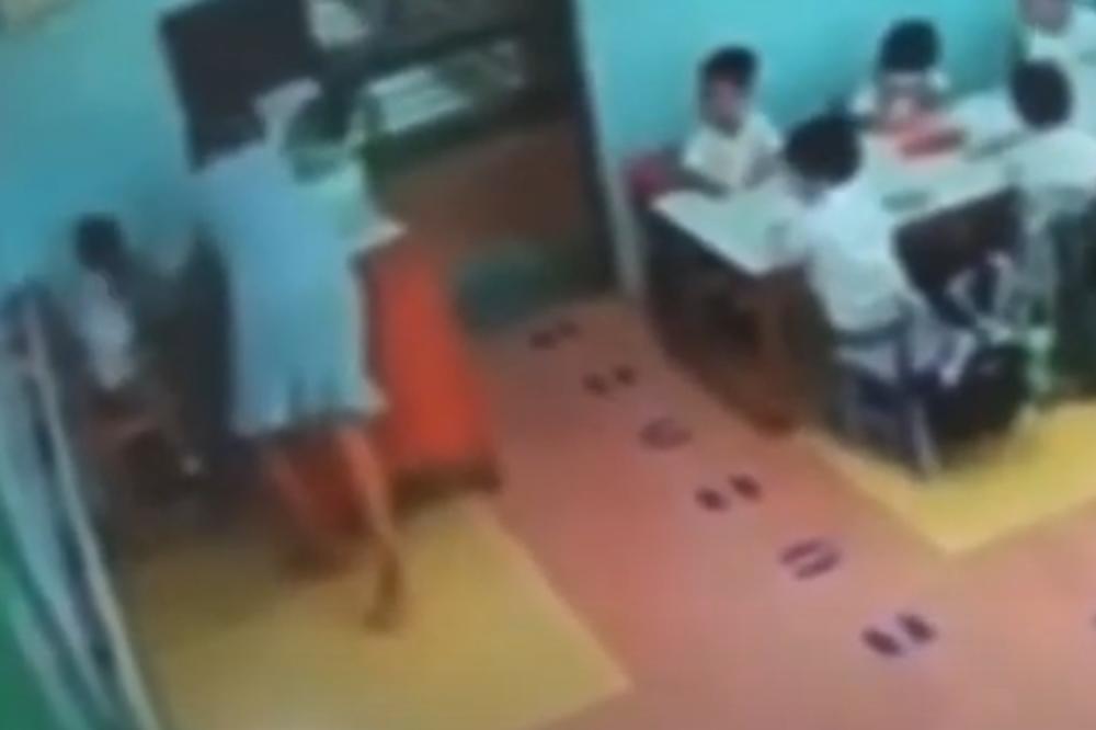 RODITELJI SU KRIŠOM POSTAVILI KAMERU U VRTIĆ: Kad su videli šta radi, odmah su PREBILI VASPITAČICU (VIDEO)