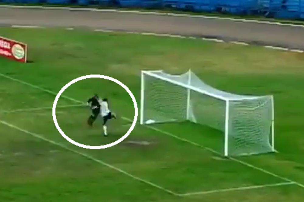 IMA DA PUKNETE OD SMEHA KADA VIDITE OVAJ AUTOGOL IZ BRAZILSKE SERIJE D: Pa ovo je hit nad hitovima! (VIDEO)