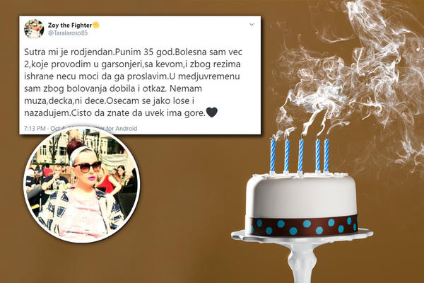 BOLESNA SAM 2 GODINE, A ZBOG BOLOVANJA SAM DOBILA OTKAZ: Njoj je danas rođendan i ima poruku od velike važnosti!