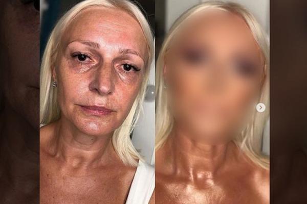 KAD JE ŠMINKER ZAVRŠIO, POGLEDALA SE U OGLEDALO I ZAPITALA KO JE OVA: Ovo je zaista TRANSFORMACIJA VEKA!