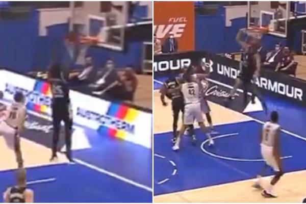 NBA PARTIZAN: Dangubićevo zakucavanje jednom rukom za TV špice, Rašon poneo obruč kući i neće da ga vrati nazad!