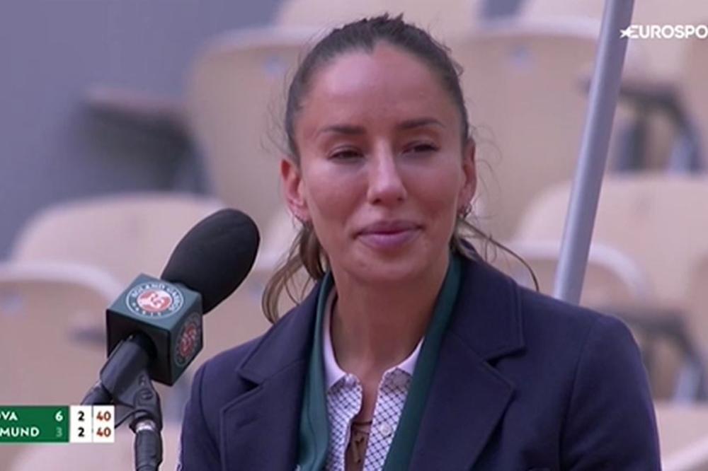 SRPSKA LEPOTICA U CENTRU PAŽNJE NA ROLAN GAROSU: Zar je moguće da je to uradila?! Lepa Marijana na udaru svih!