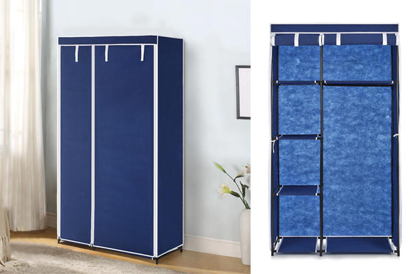 GARDEROBER OD PLATNA: Ovaj orman je 10 puta jeftiniji od običnog, a jednako praktičan!