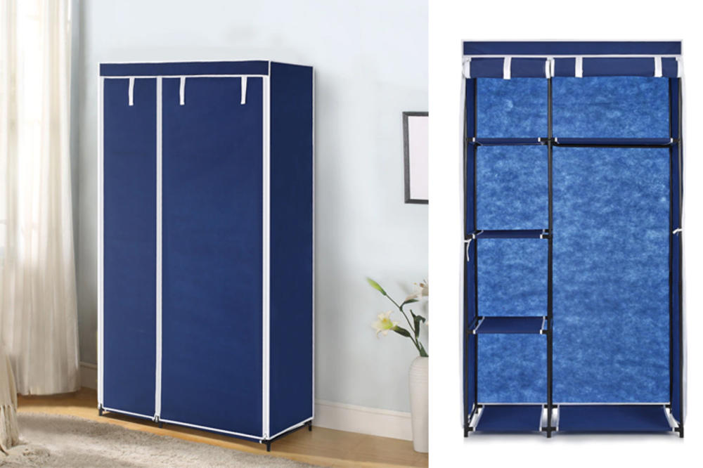 GARDEROBER OD PLATNA: Ovaj orman je 10 puta jeftiniji od običnog, a jednako praktičan!