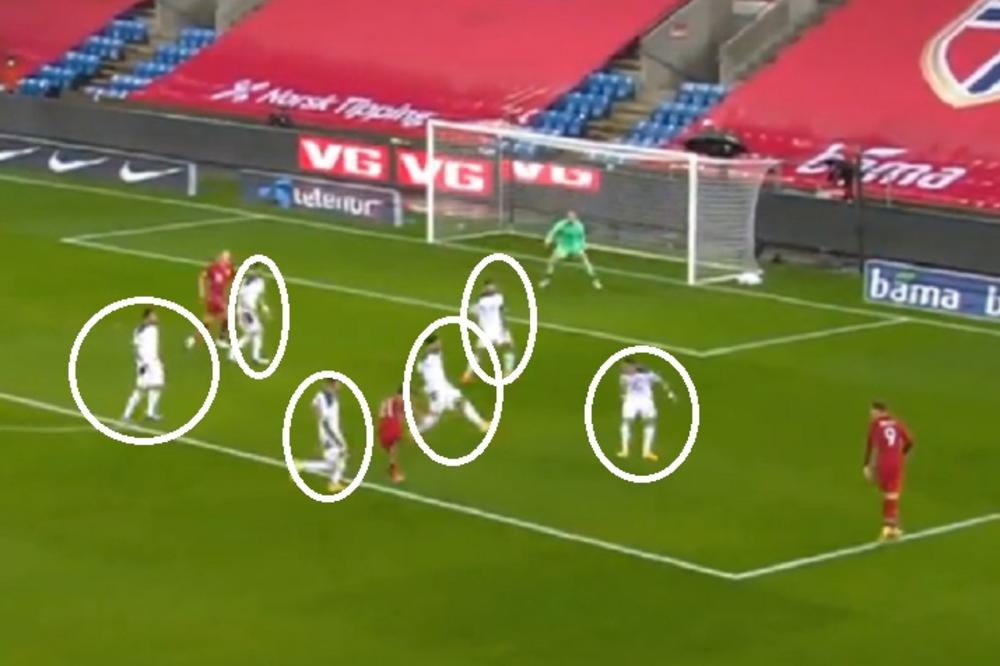 PA, ŠTA GA GLEDATE?! Srpska odbrana pustila Norvežane da daju gol! (VIDEO)