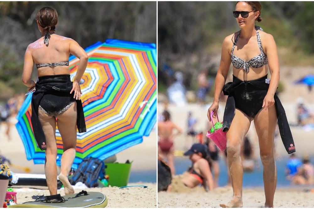 CRNA ŽENO, JE L' TI TO CELULIT? Holivudska lepotica uhvaćena u trenutku opuštanja na plaži! (FOTO)