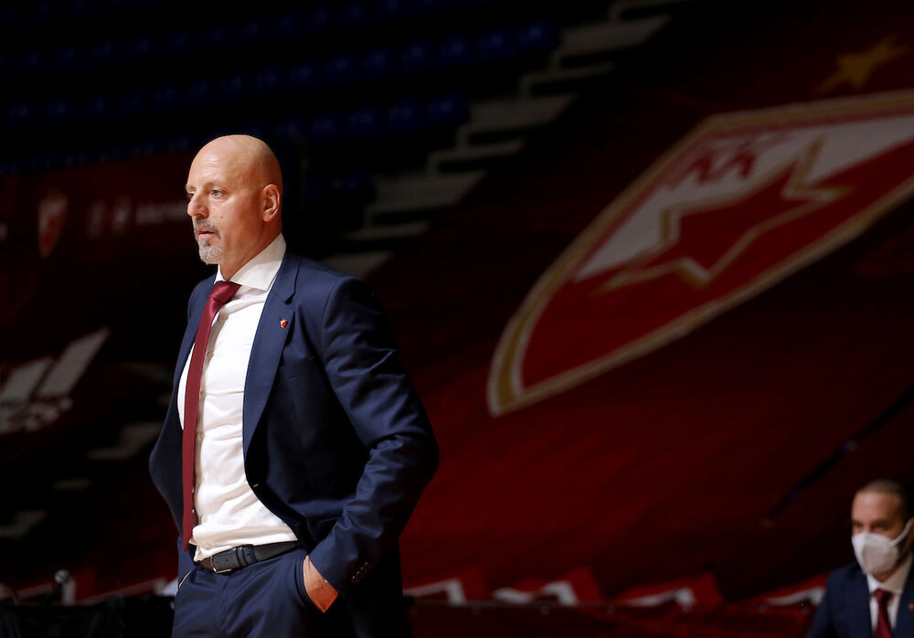 Saša Obradović kao trener Crvene zvezde