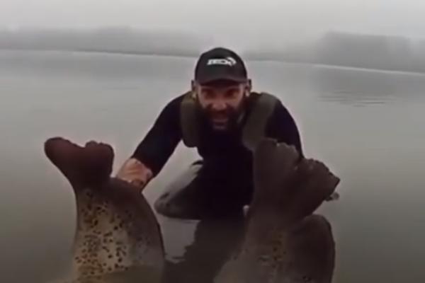 2 OGROMNA, JEZIVA, OPASNA STVORENJA PRONAŠAO STARI RIBAR: Nasukani su ležali, dok nisu ZINULI I POKAZALI ZUBE