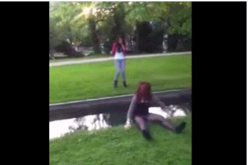 UMREĆETE OD SMEHA KADA VIDITE OVAJ SNIMAK: Zaletela se da preskoči kanal, usledio je BLAM NAD BLAMOVIMA! (VIDEO)