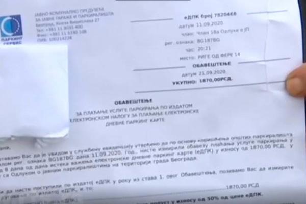 GORDANA JE DOBILA KAZNU OD PARKING SERVISA ZBOG KOJE SE SABLAZNILA Nije verovala šta piše, TO MOŽE SVAKOM DA STIGNE