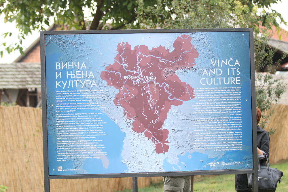 Mapa Vinčanske kulture