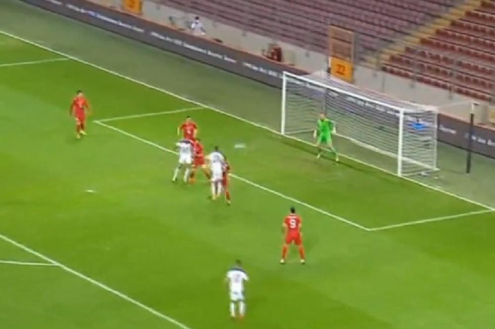 NEBESKI SKOK SMS-A, TURCI GLEDAJU I NE VERUJU: A tek da vidite potez Ristića pre gola! (VIDEO)