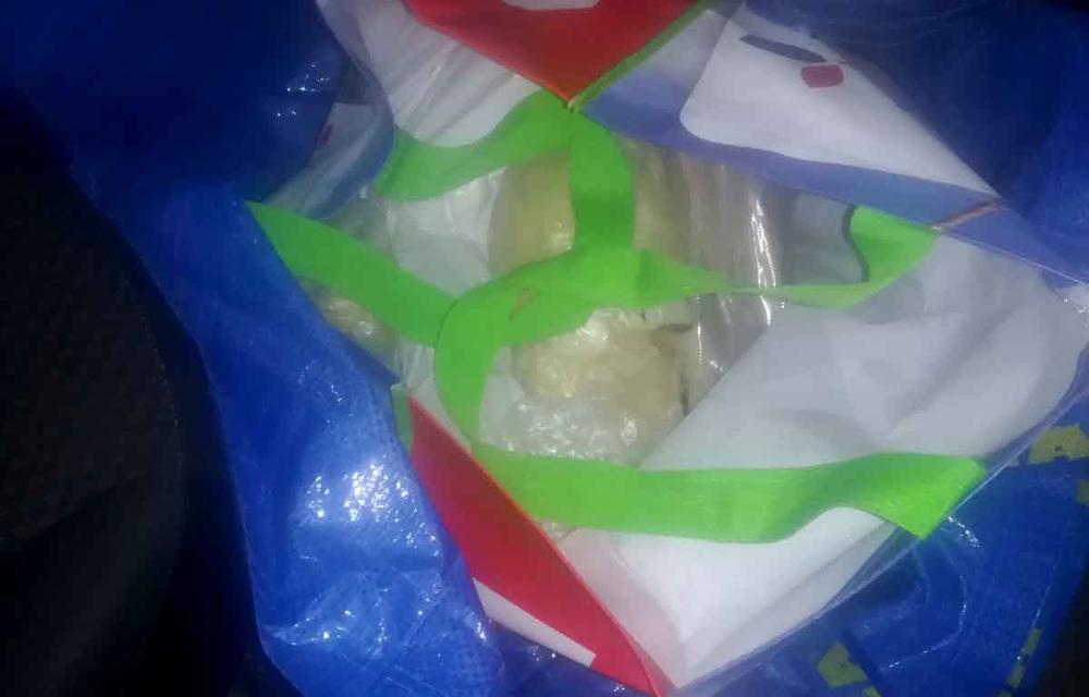 Pronađena roba u kesi