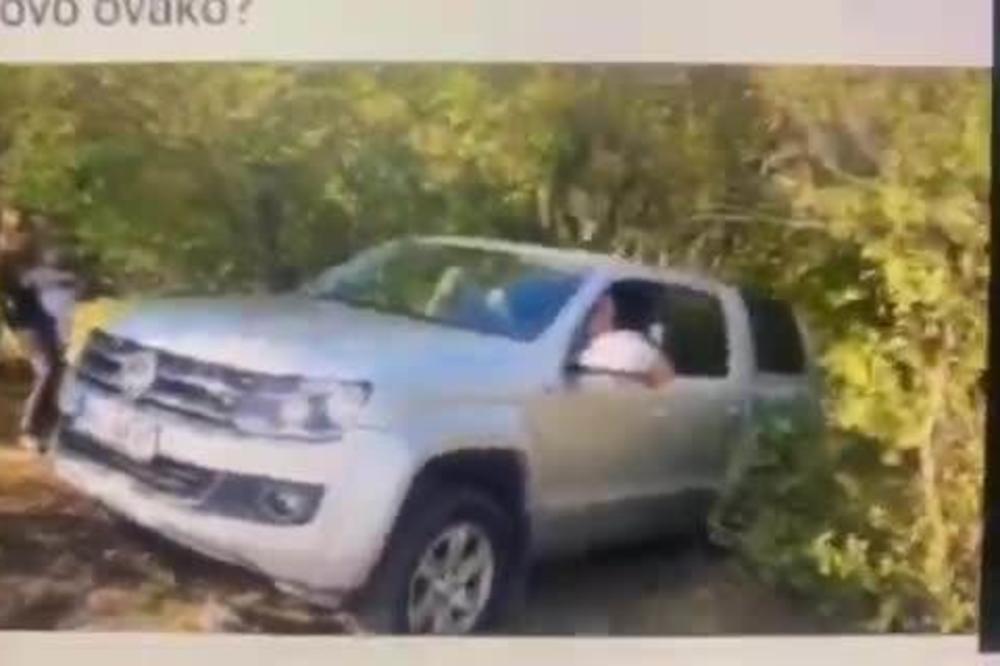CELA SRBIJA PRIČA O OVOM SNIMKU: Batica se dovezao DO VRHA KABLARA DŽIPOM! Reakcije su neviđene (VIDEO)