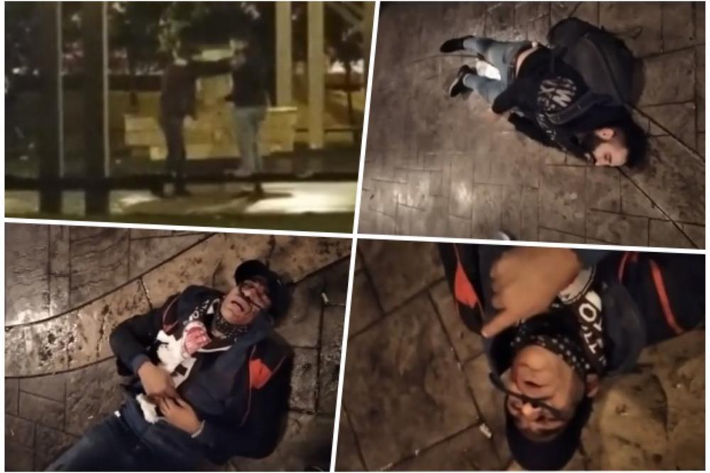 OBRAČUN MIGRANATA U BEOGRADU, ISPLIVAO STRAVIČAN SNIMAK: Ovako su izboli Alžirca kod Ekonomskog fakulteta! (VIDEO)