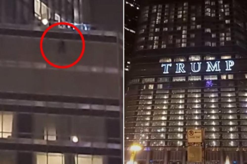 POPEO SE NA TRAMPOVU KULU IZ JEDNOG JEDINOG RAZLOGA I HOĆE DA SE UBIJE: Ovo je njegov ZAHTEV, svi su u ŠOKU! VIDEO