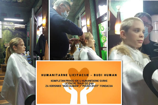 MALI DUŠAN JE PUŠTAO KOSU, SAMO KAKO BI SE OŠIŠAO: Dečak je ovo uradio kako bi pomogao maloj MINJI! (FOTO)