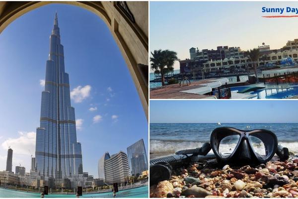 EKSKLUZIVNO: Odmor bez karantina! Hurgada od 355€ - Dubai od 499€