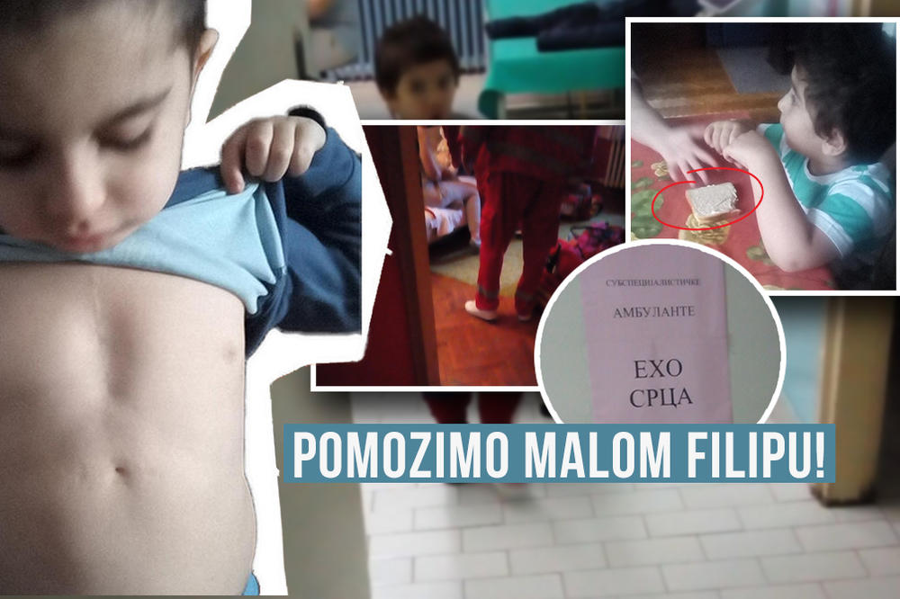 ZA MALOG FILIPA SKUPLJENO SAMO 20.000 DINARA! Dečak se od sinoć nalazi u VEOMA TEŠKOM STANJU! POMOZITE!