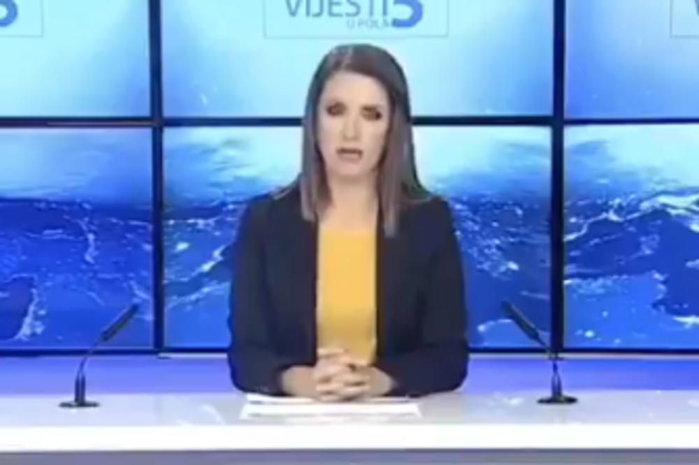 DESILO SE U SEKUNDI, VODITELJKI CRNE GORE BLAM NEĆE BITI ZABORAVLJEN! Jedva je čekala KRAJ emisije da POBEGNE