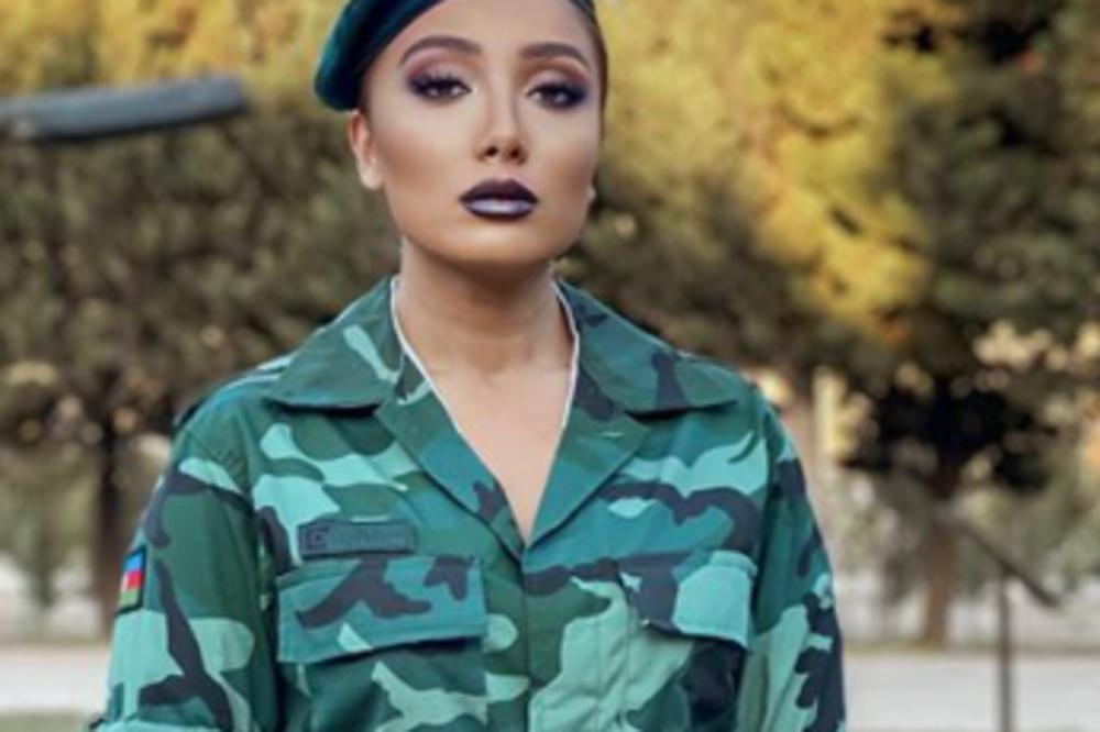 AZERI U VOJSKU UBACILI SVOJE NAJLEPŠE ŽENE IZ SVETA POPULARNOSTI! Glumice, misice i pevačice OBUKLE unifome! (FOTO)