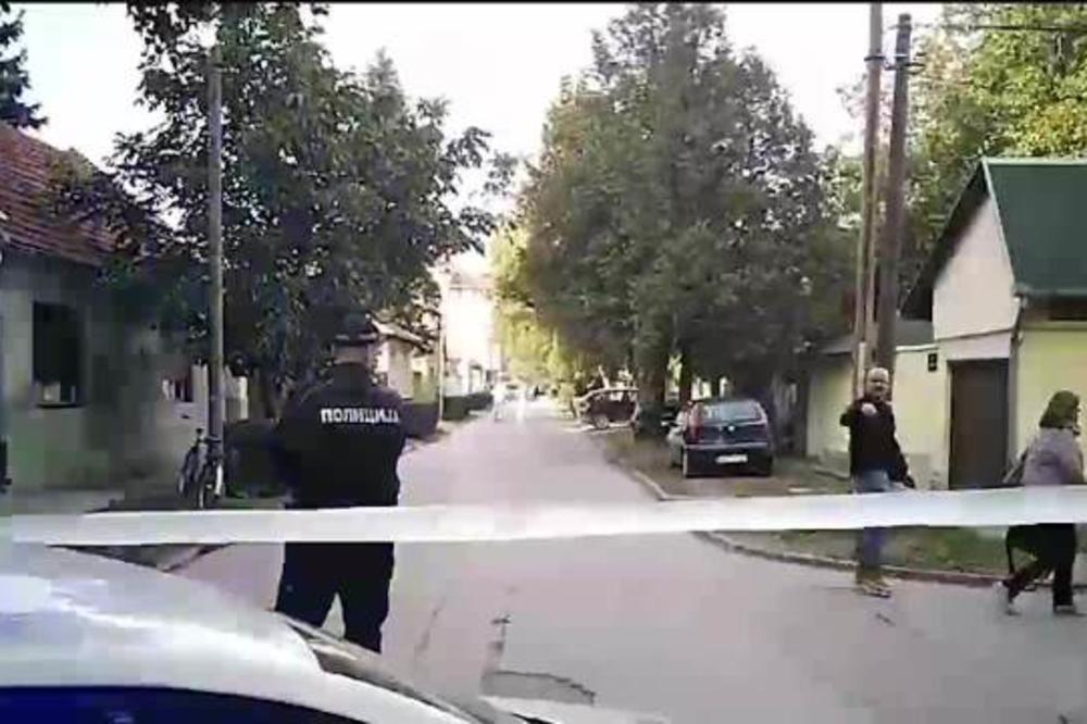 PRVI SNIMCI MESTA GDE JE UPUCAN INSPEKTOR: Detalji ranjavanja u NS, još se traga za POČINIOCEM (FOTO)(VIDEO)