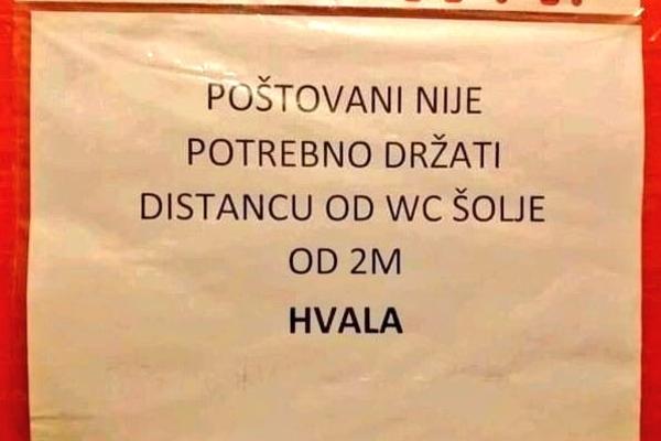 OVO OBAVEŠTENJE U DOBA KORONE JE SVE NASMEJALO! Ali odnosi se SAMO NA MUŠKARCE!
