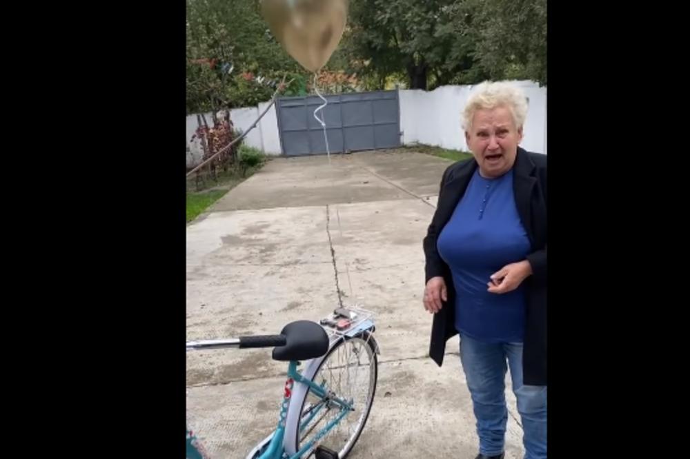 KUPIO JE BAKI BICIKL I OSTVARIO JOJ DAVNI SAN: Ovakvu reakciju nismo očekivali