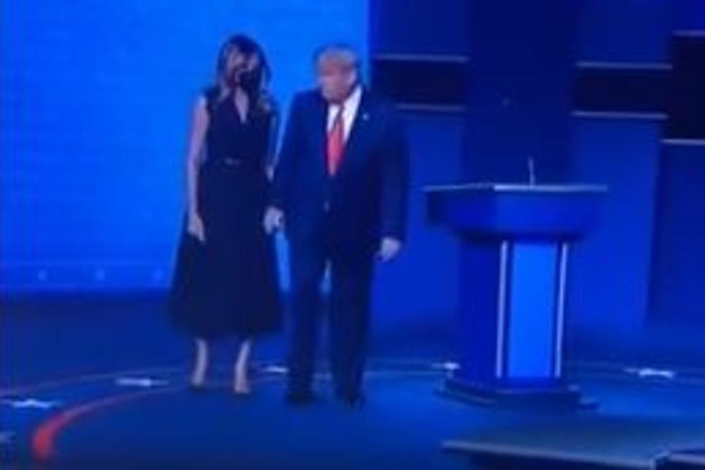 TRAMP SE ZALEDIO KAD MU JE MELANIJA OVO URADILA! Svi pričaju o ovom DETALJU posle debate! (VIDEO)