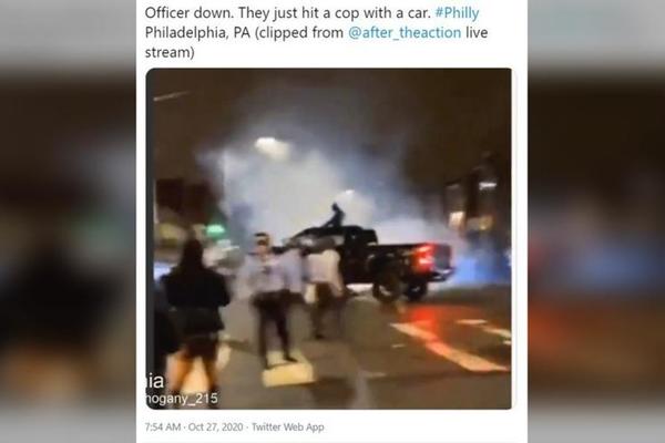 HOROR U FILADELFIJI: Kamion pregazio POLICAJCA! (VIDEO)